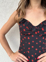 Abito spallini ROSELLINE ROSSE - MAR DE MARGARITAS