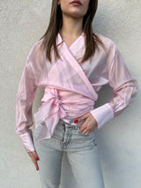 Camicia intrecciata ROSA - VICOLO