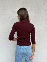 Lupetto costine BORDEAUX - VICOLO