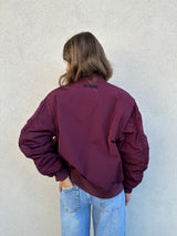Bomber nylon BORDEAUX - PATRIZIA PEPE