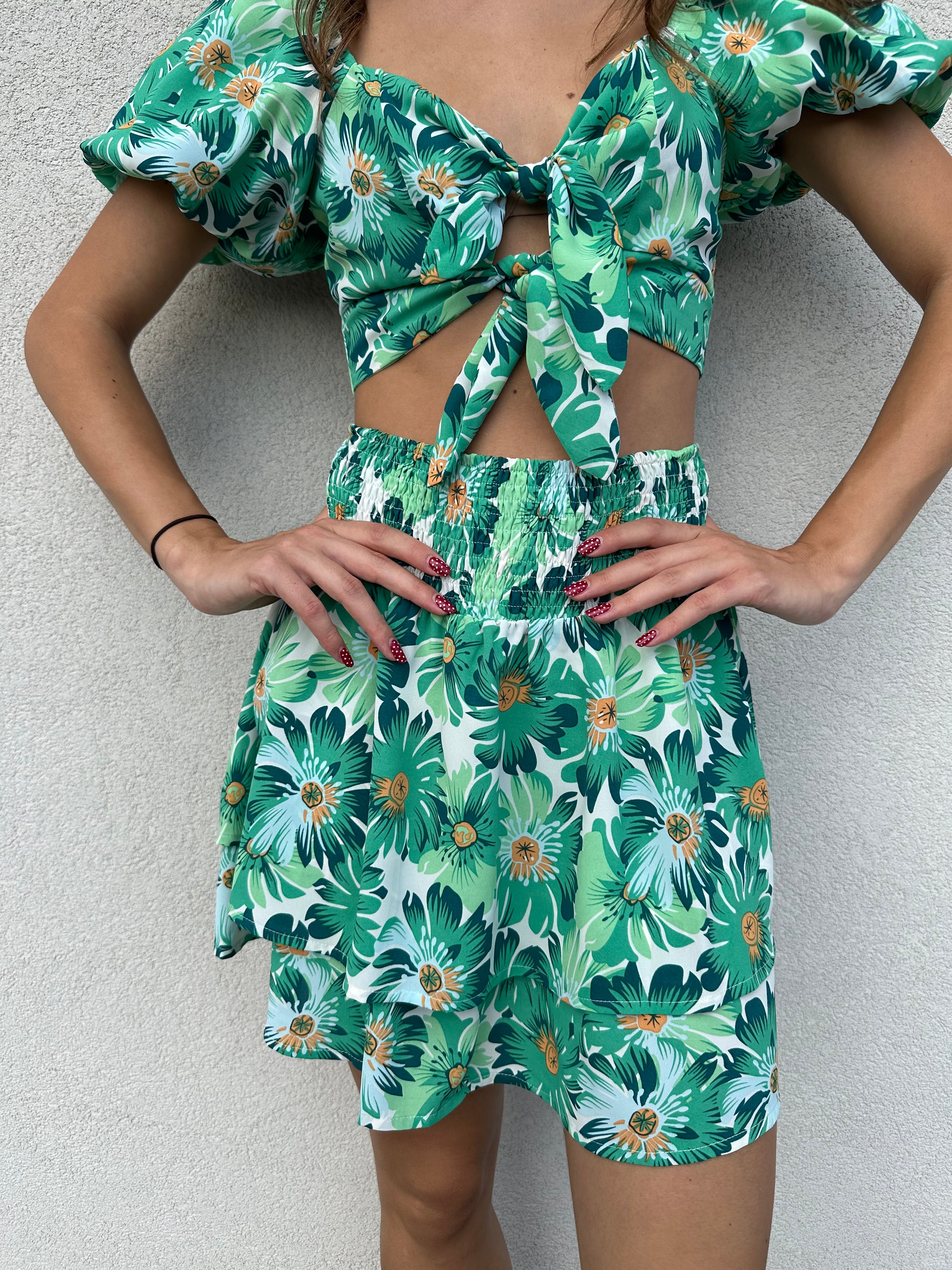 Coordinato fantasia verde - ANNAROCK
