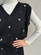 Gilet maglia pietre - VICOLO