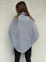 Cardigan frange grigio - VICOLO