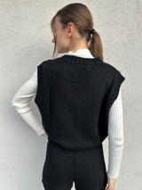 Gilet maglia pietre - VICOLO