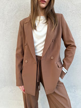 Giacca doppiopetto MOKA - HINNOMINATE