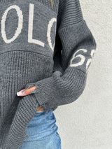 Maglione cappuccio GRIGIO - VICOLO