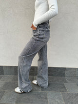 Jeans grigio strass - ANNAROCK