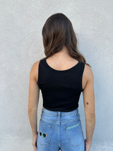 Canotta lurex NERA - VICOLO