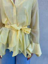 Camicia petalo GIALLA - BABYLON