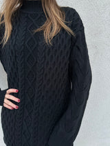 Maxi abito trecce NERO - PATRIZIA PEPE