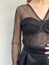 Body tulle e pizzo - VICOLO