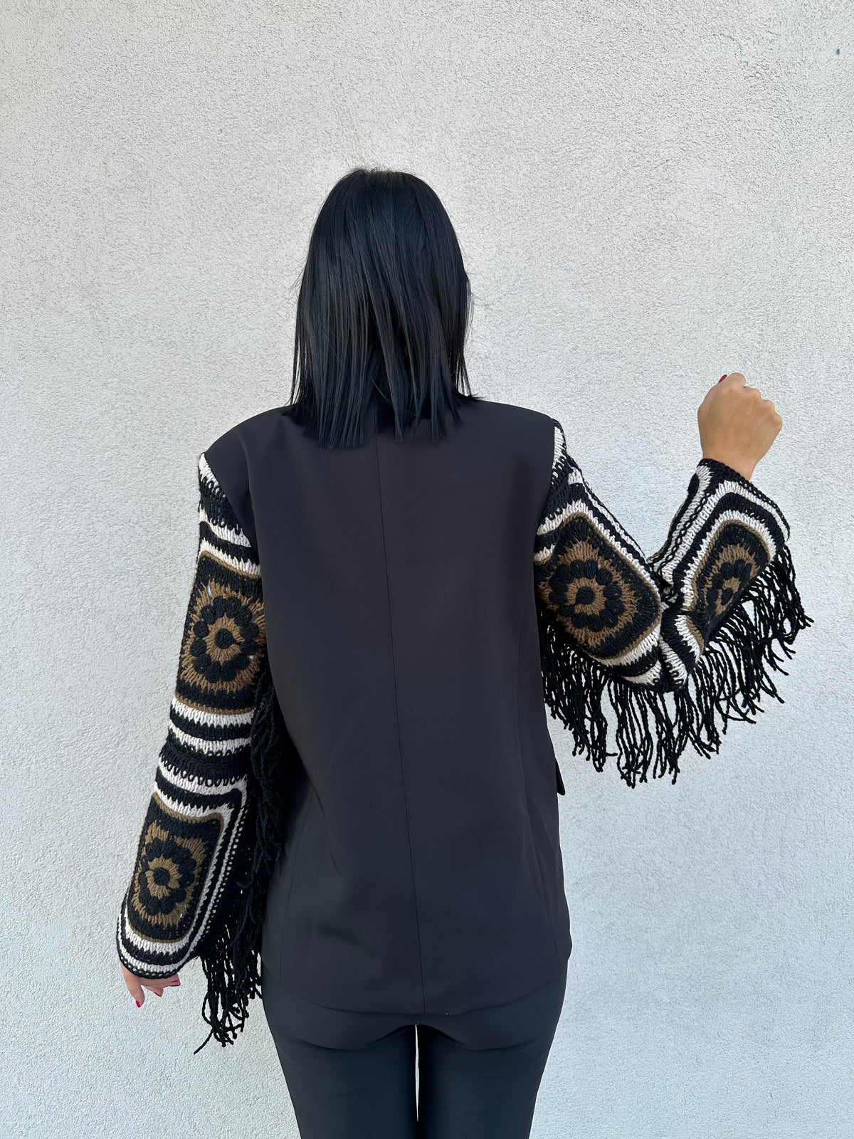 Giacca manica crochet - VICOLO