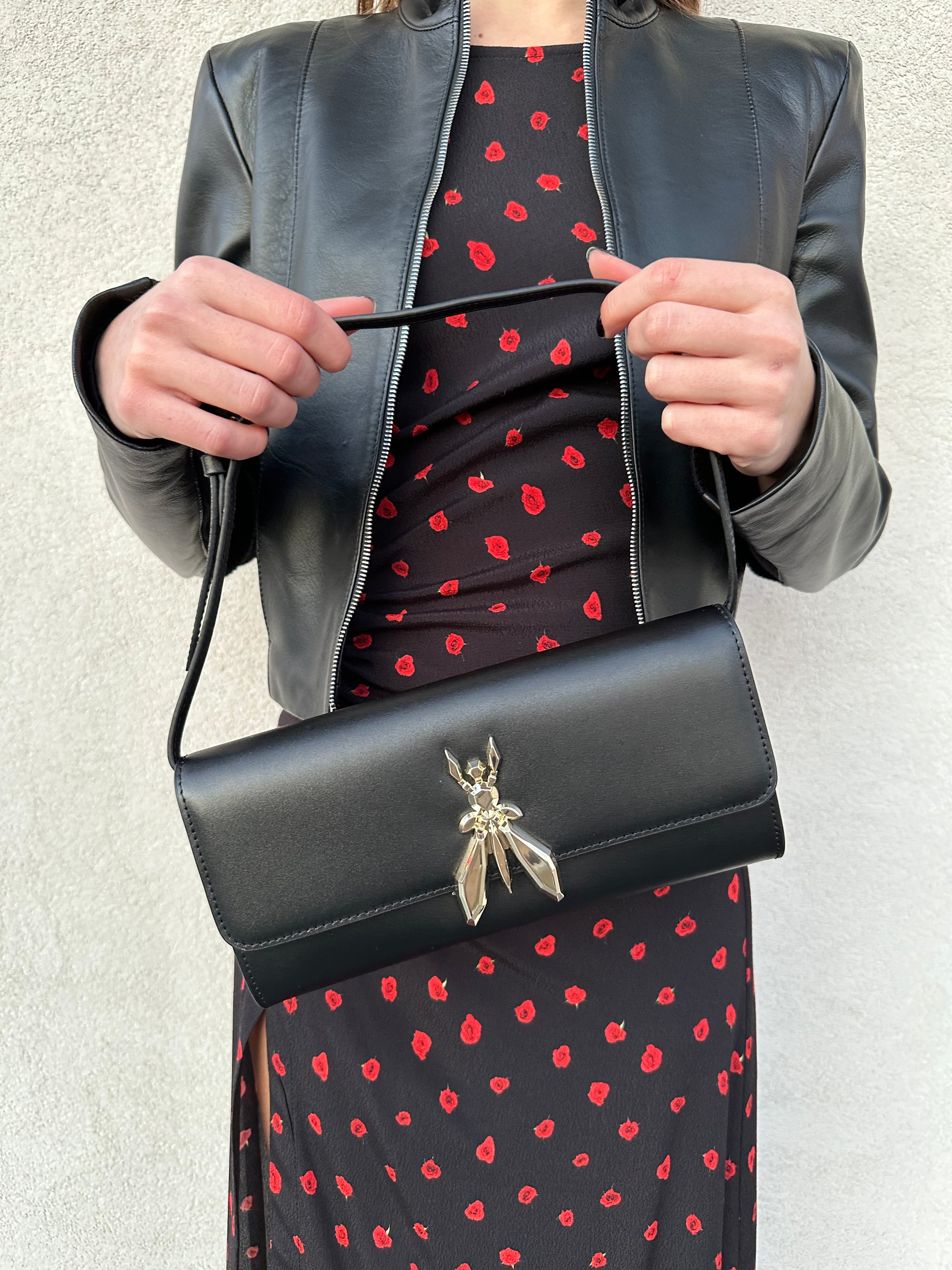 Pochette FLY square NERA - PATRIZIA PEPE