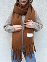 Maxi sciarpa COGNAC - HINNOMINATE