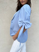 Giacca fiocchi AZZURRA - VICOLO