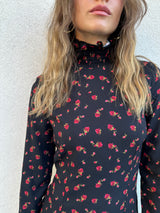 Abito ASTRID rose rosse - MAR DE MARGARITAS