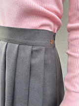 Gonna pieghe GRIGIA - HINNOMINATE