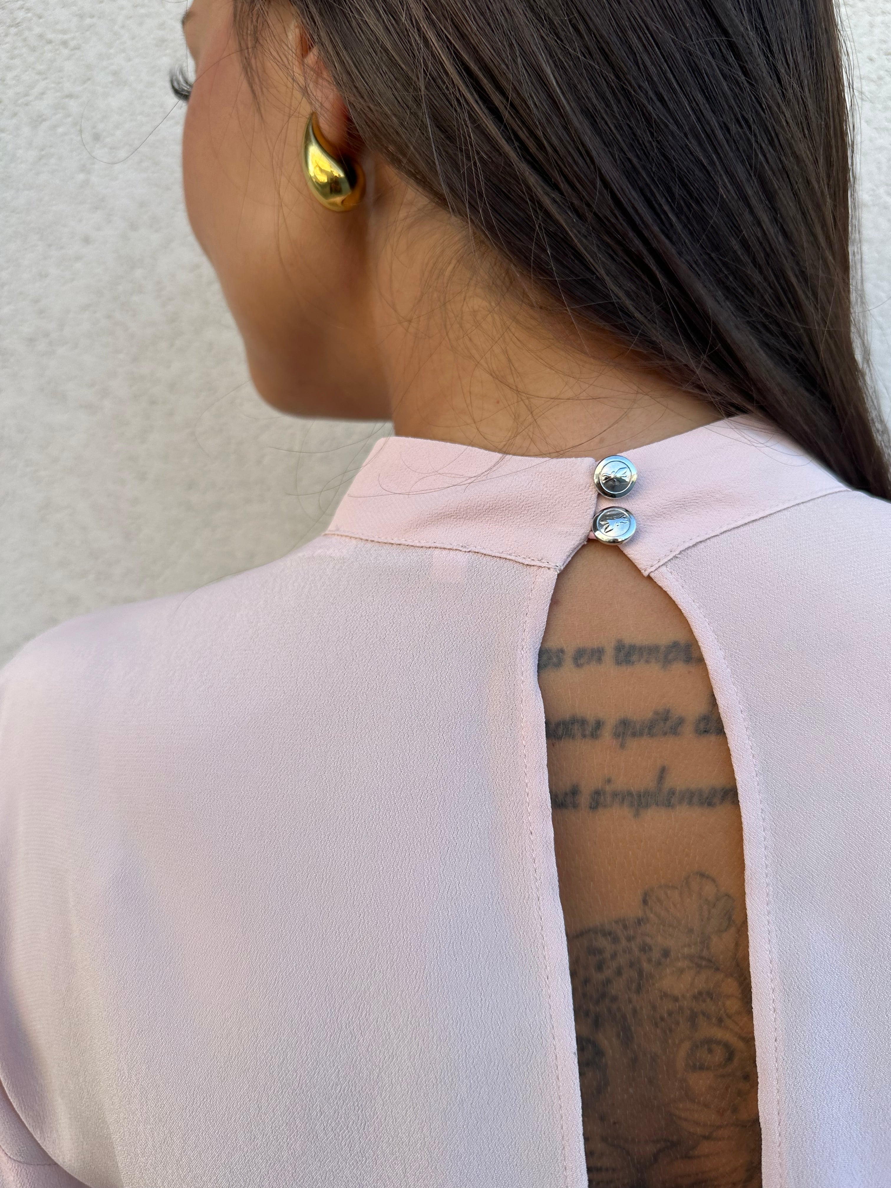 Camicia scollo profondo ROSA - PATRIZIA PEPE