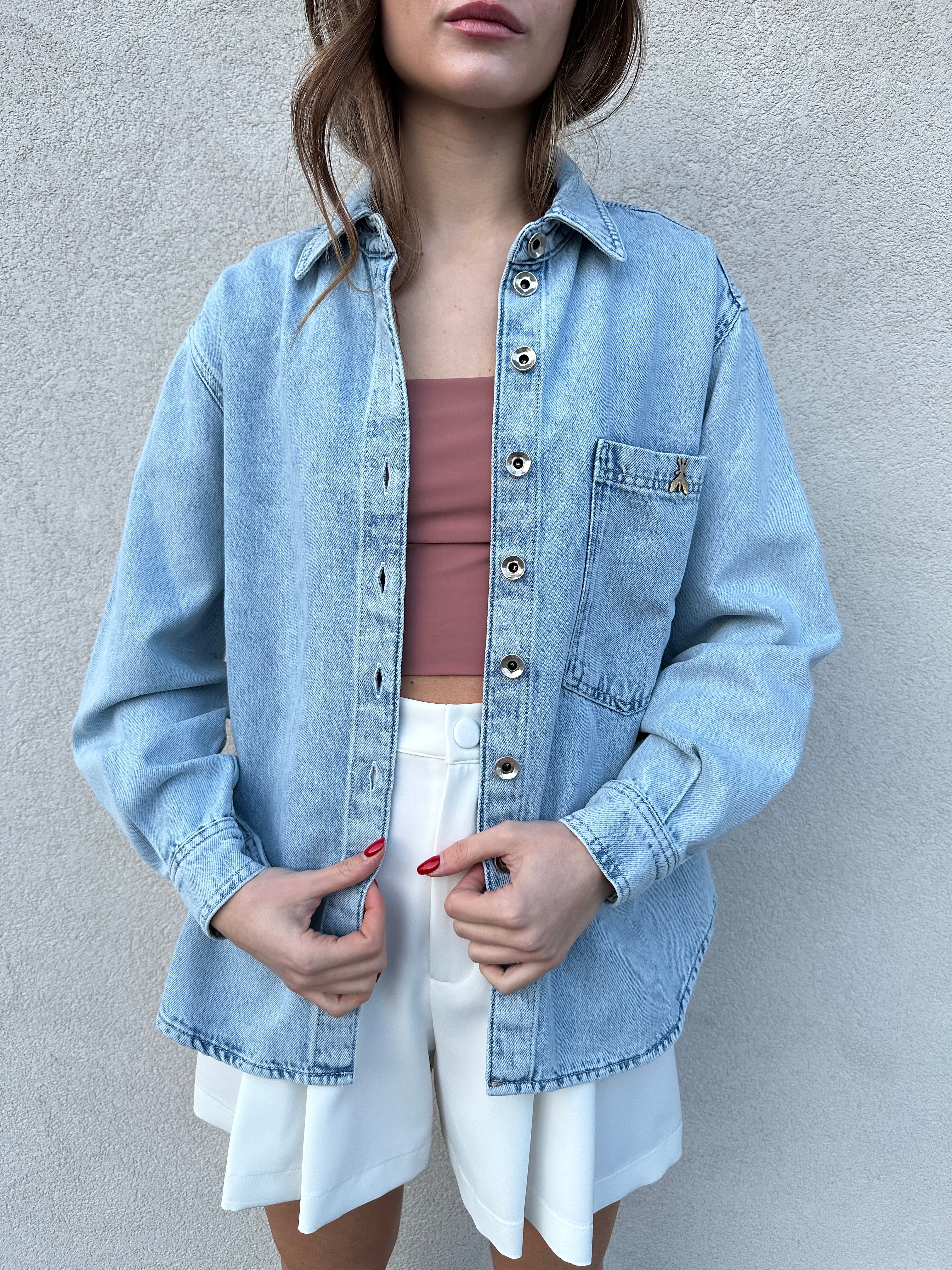 Camicia morbida denim - PATRIZIA PEPE