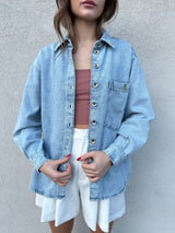 Camicia morbida denim - PATRIZIA PEPE