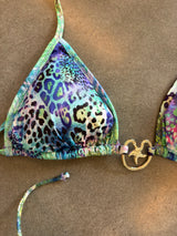 Bikini triangolo stella PATCH ANIMALIER - 4GIVENESS