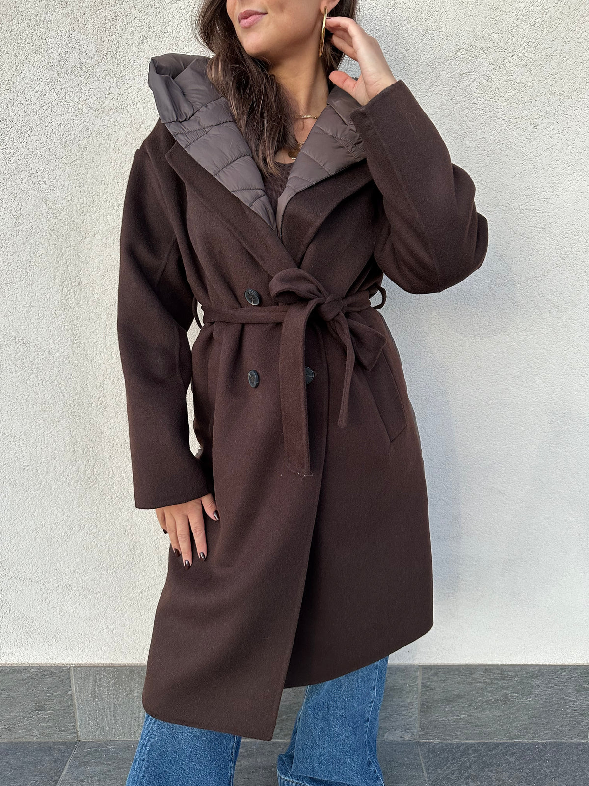 Cappotto piumino MORO - VICOLO