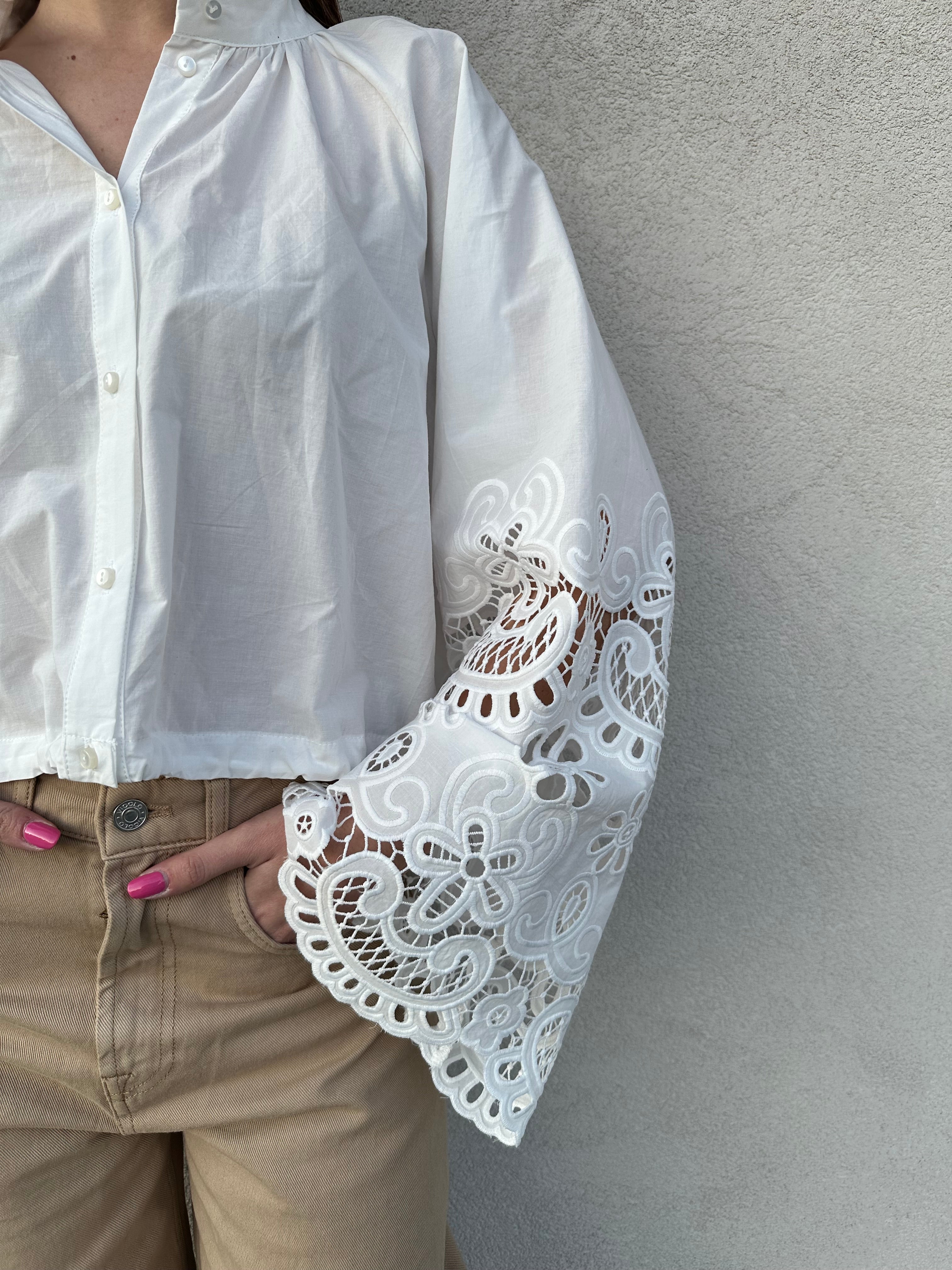 Camicia maniche PIZZO - VICOLO