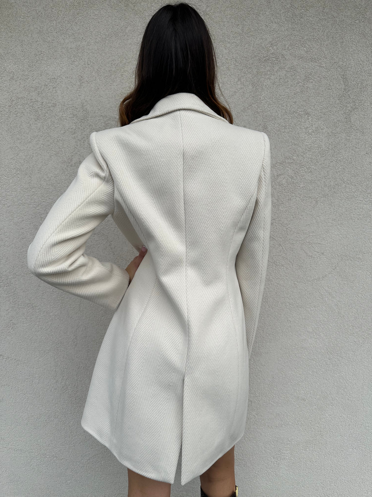 Cappotto corto PANNA - SILENCE LIMITED