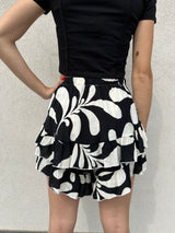Gonna pantaloncino BIANCO/NERO - ANNAROCK