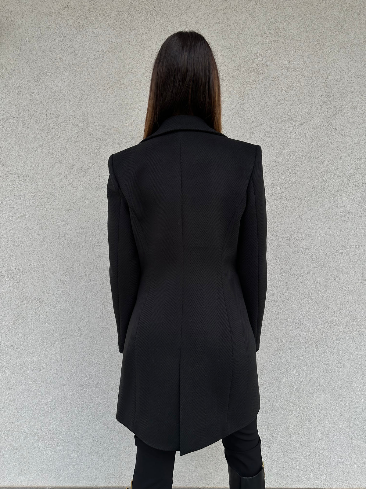 Cappotto corto NERO - SILENCE LIMITED
