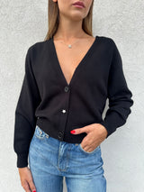 Cardigan NERO - VICOLO