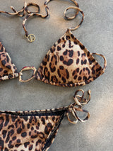 Bikini triangolo LUREX ANIMALIER - 4GIVENESS
