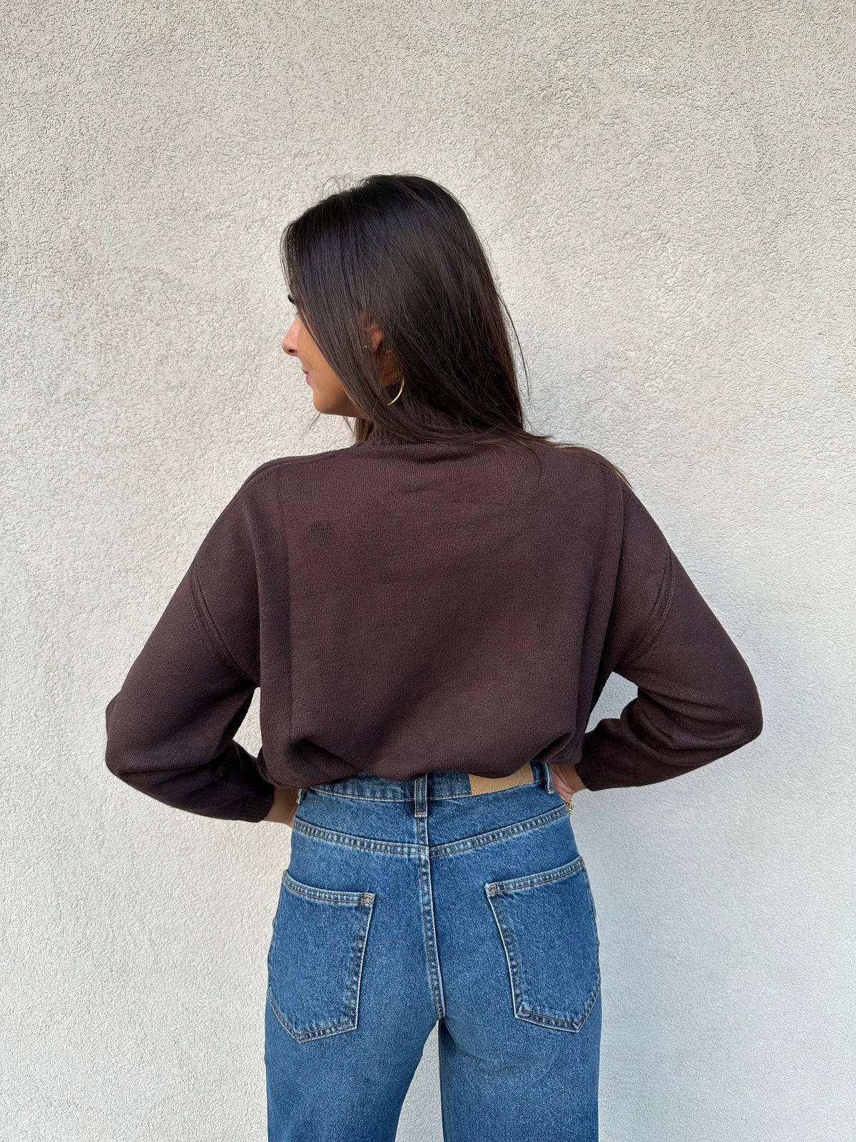 Maglione scatoletta MORO - VICOLO