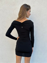 Abito torchon NERO - PATRIZIA PEPE