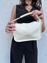 Borsa hobo pelle BIANCA - PATRIZIA PEPE