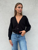 Cardigan NERO - VICOLO