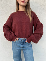 Maglioncino baloon BORDEAUX - VICOLO