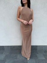 Abito KEIRA caramello - SILENCE LIMITED