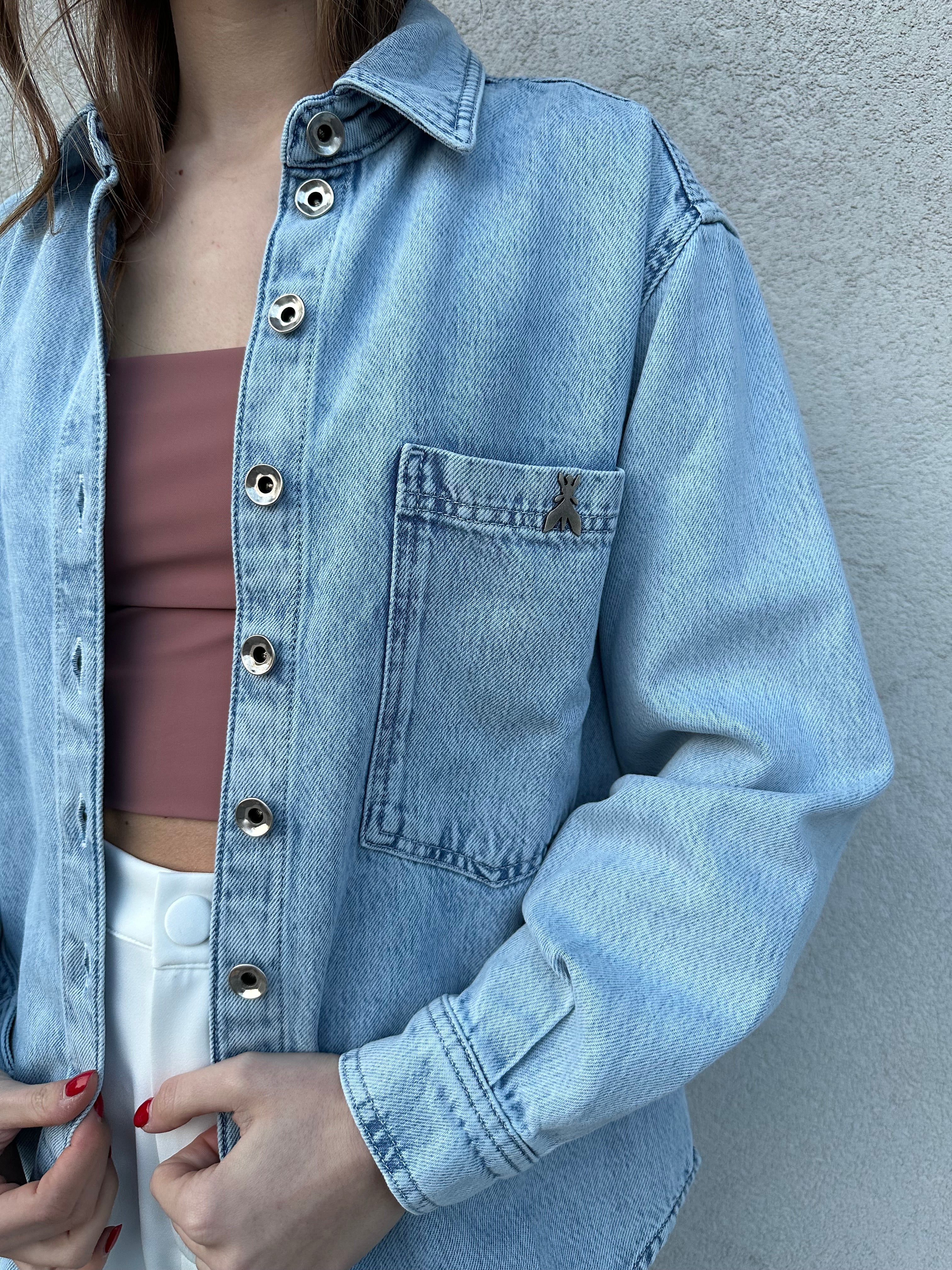 Camicia morbida denim - PATRIZIA PEPE