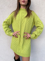 Maxi abito trecce LIME - PATRIZIA PEPE