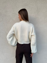 Maglioncino baloon PANNA - VICOLO