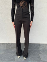 Pantalone zampetta NERO - SILENCE LIMITED