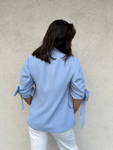 Giacca fiocchi AZZURRA - VICOLO