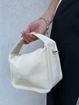 Borsa hobo pelle BIANCA - PATRIZIA PEPE