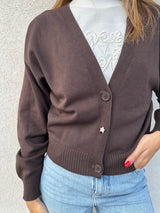 Cardigan CIOCCOLATO - VICOLO