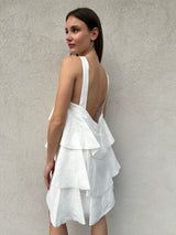 Abito balze BIANCO - SILENCE LIMITED