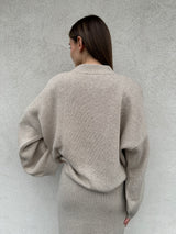 Maglione con spalline BEIGE - VICOLO