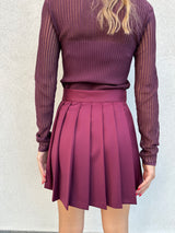 Gonna pieghe BORDEAUX - HINNOMINATE