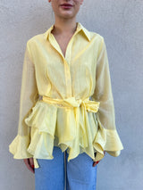 Camicia petalo GIALLA - BABYLON