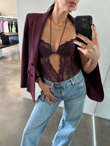 Body in tulle e pizzo - PATRIZIA PEPE